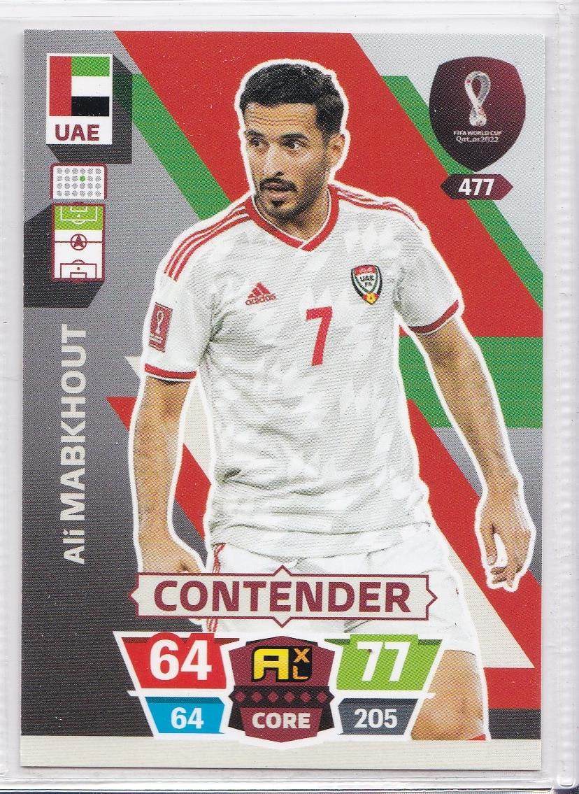 Panini PANINI 2022 World Cup Star Card 477 UAE Mabcut
