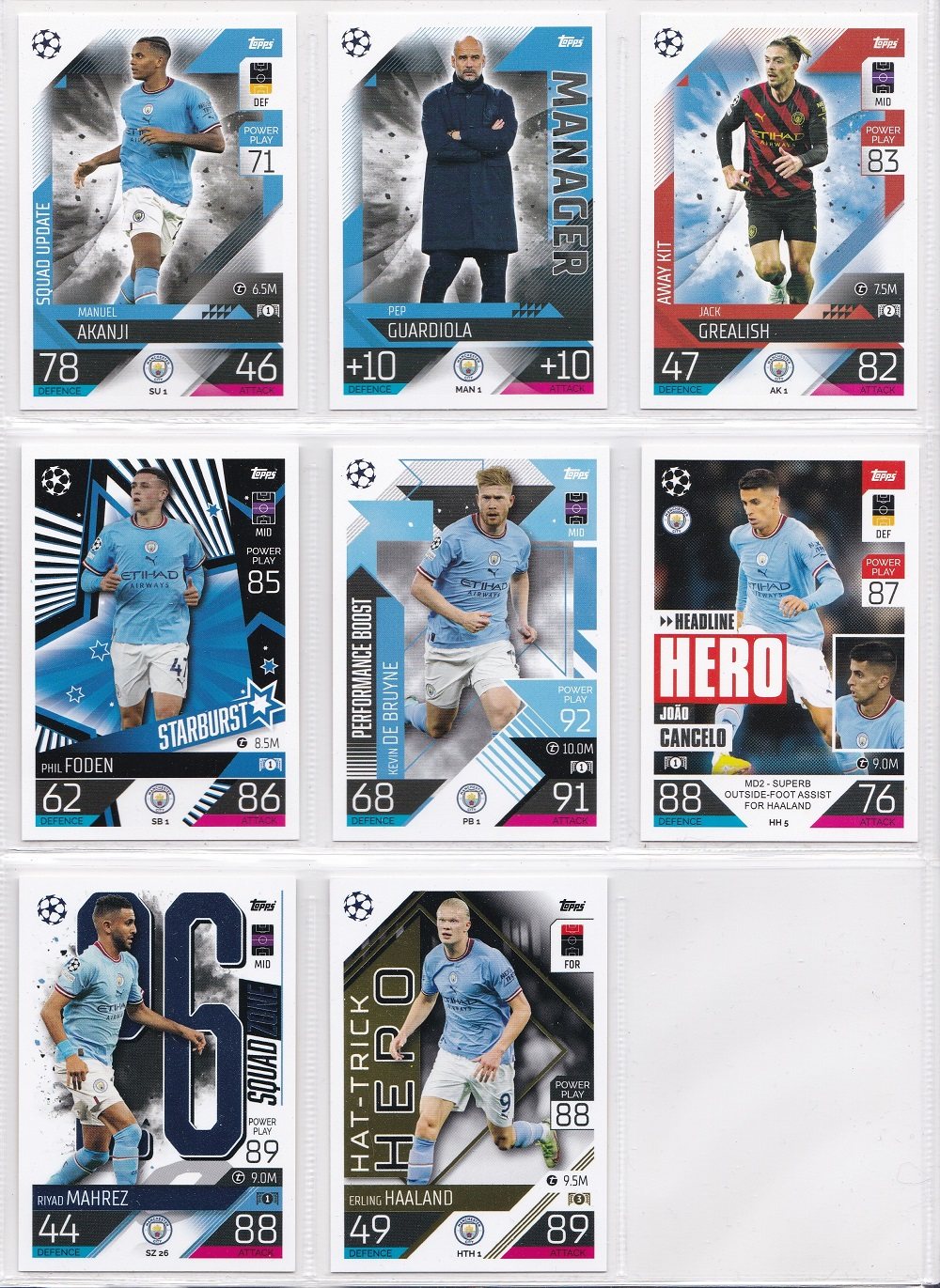 TOPPS 2022-23 Champions League Star Card Additional Edition Puka City Gralish Harland