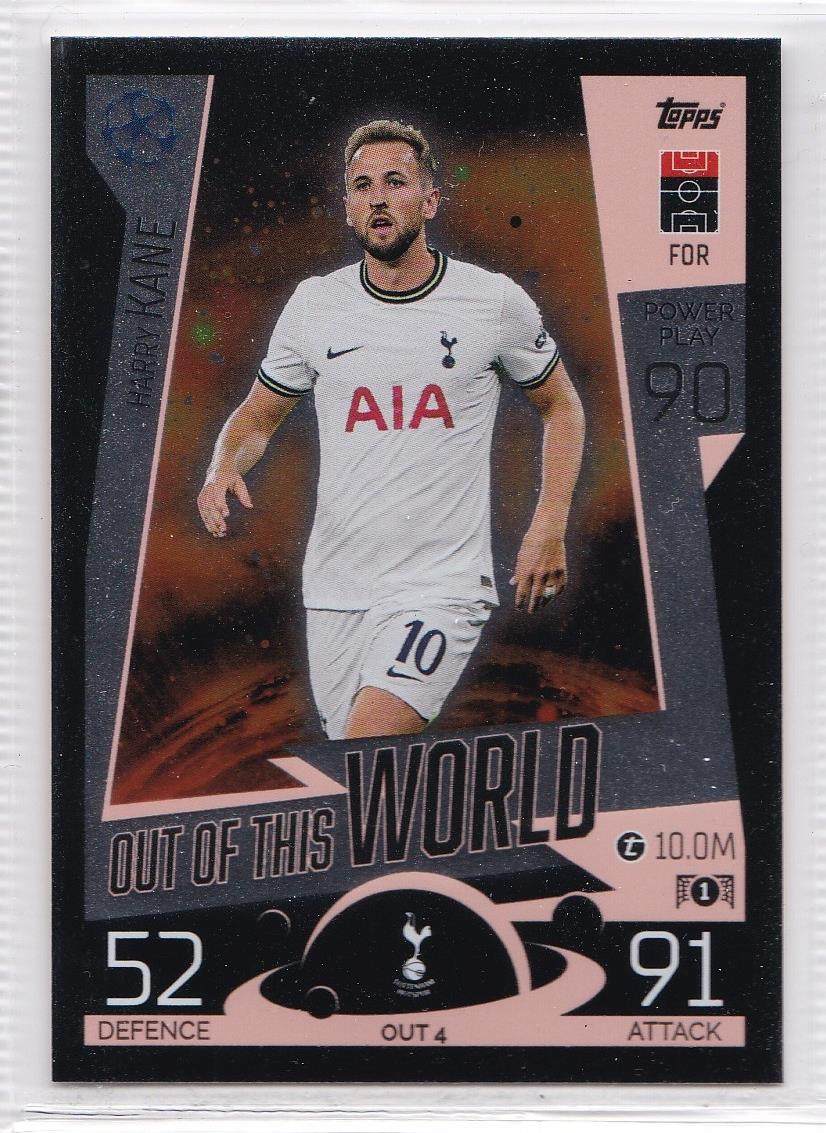 TOPPS 2022-23 Champions League League Star Card Additional Edition OUT4 Tottenham Harry Cain