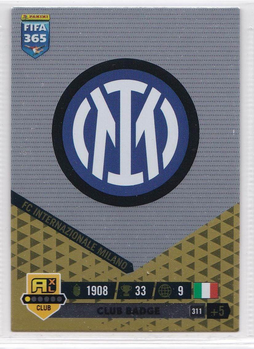 Panini PANINI 2023 FIFA365 Star Card 311 LOGO team badge card Inter Milan