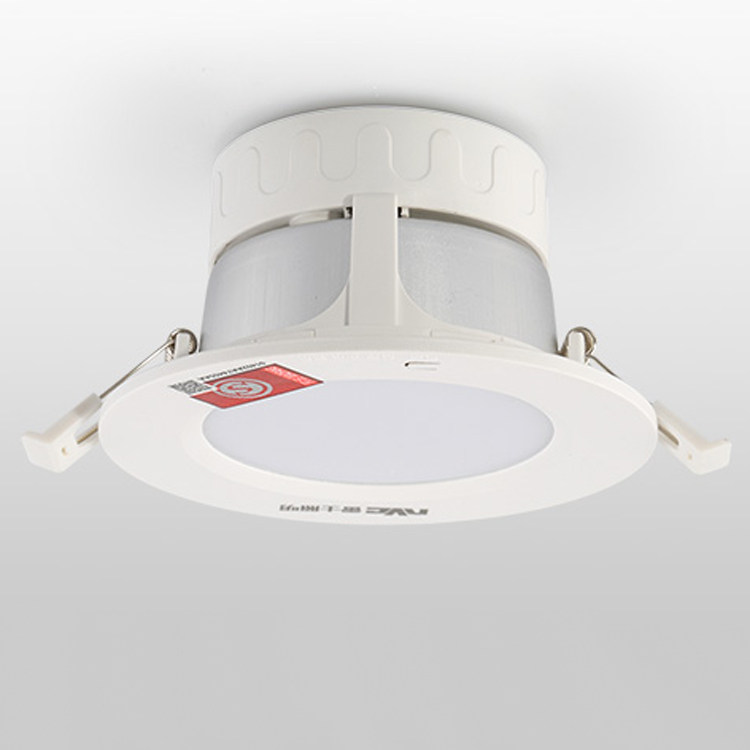 Thunder lighting LED all-in-one embedded emergency cylinder light automatic blackout 4 inch 5 inch 6 inch fire 8W12W15W