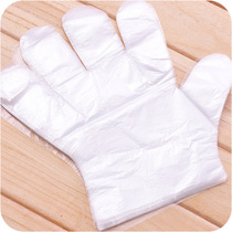 Disposable gloves hairdresser Dyed Hair Oiled hair Cosmetic Care Hair Salon With PE Disposable Gloves
