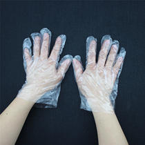 Hair salon disposable gloves Dyeing Oiled hair Hair Gloves Beauty Care Gloves Hairdresser Quality PE Gloves