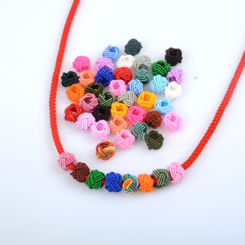 Handmade DIY jewelry material 3 layers of pineapple buckle braided necklace rope hand clasp accessories buckle positioning buckle