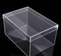 High transparent acrylic display box hand-run dust cover building block model doll up to with light storage box customization