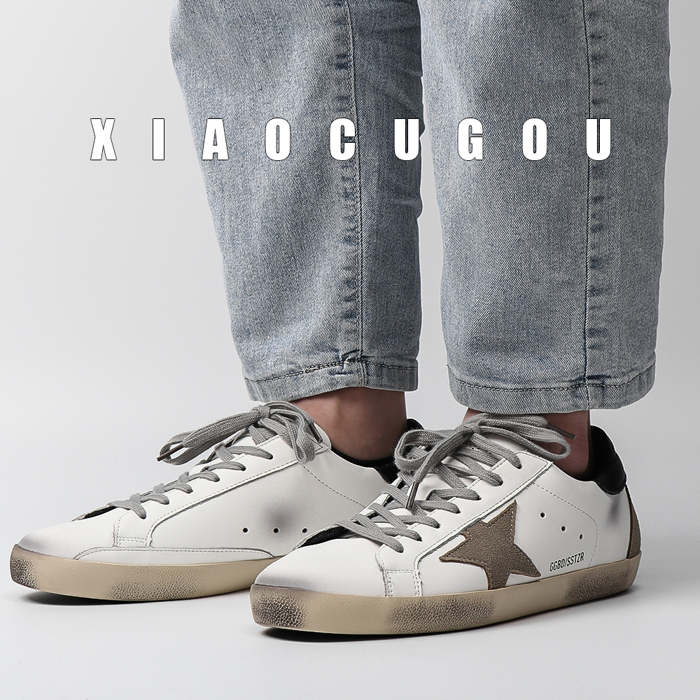 Small Dirty Shoes Men Make Old Stars Little White Shoes Lovers Board Shoes 100 Hitch Casual Shoes Men Retro Dirty Shoes Han Prints Shoes 