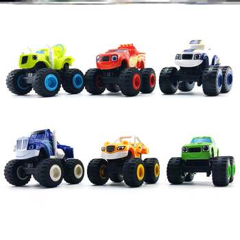 Speed Cyclone Battle Team Baby Bus Monster Truck Toy Truck Speed Rescue Team Bigfoot Monster for Children Boys