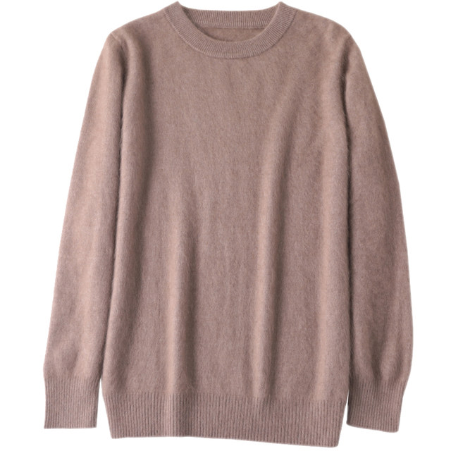Cashmere Sweater ຜູ້ຊາຍ 100 Pure Wool Sweater ລະດູຫນາວ Thickened Round Neck Mink Sweater ຄົນອັບເດດ: ໄວຫນຸ່ມລຸ່ມ Mink Sweater