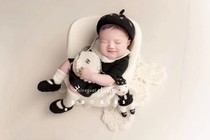 Newborn Xiaoxiang celebrity-style princess-themed art photo full moon and confinement photo photo clothes