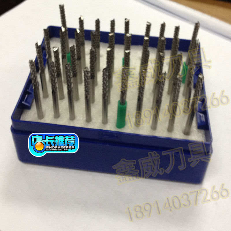 3175 Circuit Board Special Cornknife Prismatic Teeth Milling Gong Knife Fish Tail Lengthened Milling Cutter 3175