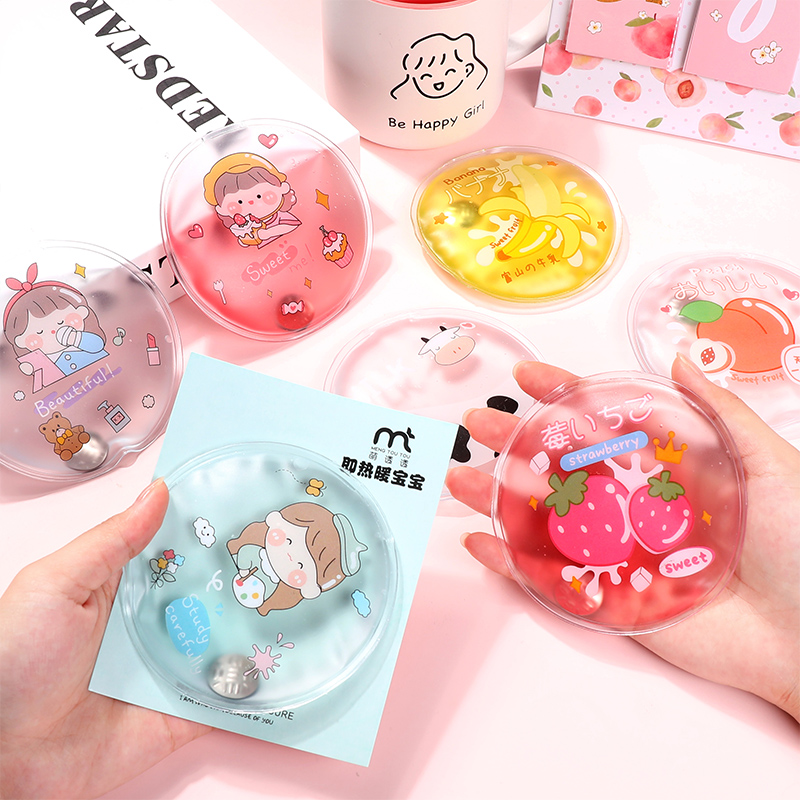 Cartoon Winter Mini Student cute portable warm hand bag creative pocket gel transient heating bag repeatedly