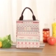 Canvas chống thấm túi cách nhiệt túi ăn trưa túi ăn trưa túi cotton và vải lanh vuông ăn trưa với túi gạo lớn - Hộp cơm điện sưởi ấm hộp cơm cắm điện chefman