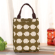 hộp cơm điện ariranglife el-als263 Canvas chống thấm túi cách nhiệt túi ăn trưa túi ăn trưa túi cotton và vải lanh vuông ăn trưa với túi gạo lớn - Hộp cơm điện sưởi ấm hộp cơm điện unie