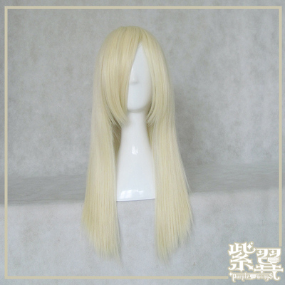 taobao agent Purple Wing Light Girl Murakami Kobasaki Cosplay Cosplay Wig Light Golden Common