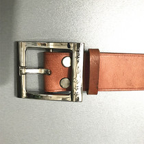 3521 Pilot Belt Tactical Belt Yellow Cowhide Pin buckle belt