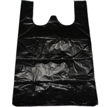 Black vest portable with ears common garbage bag office home 150