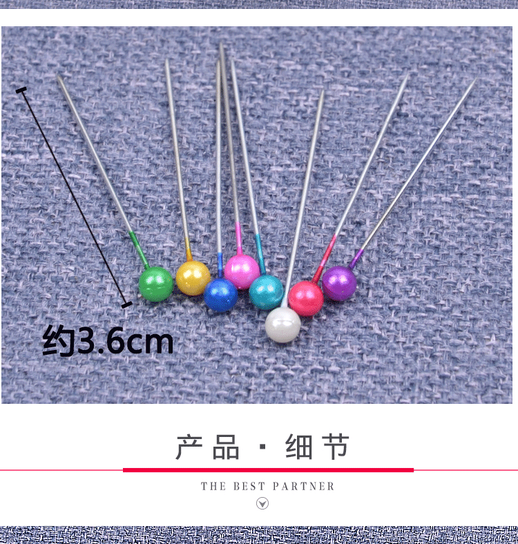 Màu hạt kim định vị pin pin pin pin cố định pin trang phục ngọc trai để cắt kim chèn túi công cụ tạo kiểu tóc lớn - Công cụ & vật liệu may DIY khung tranh thêu