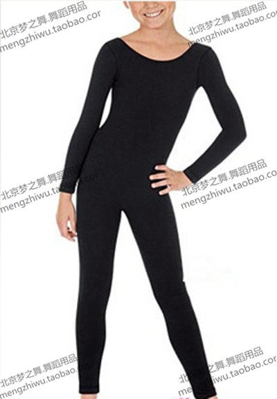 Gold medal seller Dream dance for men and women Children dance dress cotton long sleeves Liant-style body suit Gymnastics Suit