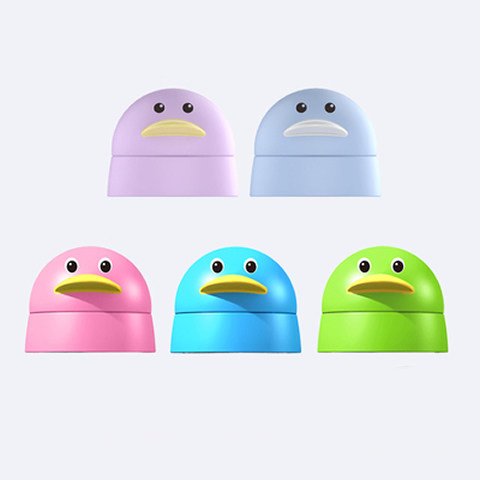 Logao Penguin Baby Water Glass Original cup cover Accessories Straight Drinking Anti-Spray Swirl Lid Suction Nozzle Sucker Gravity Ball Combination