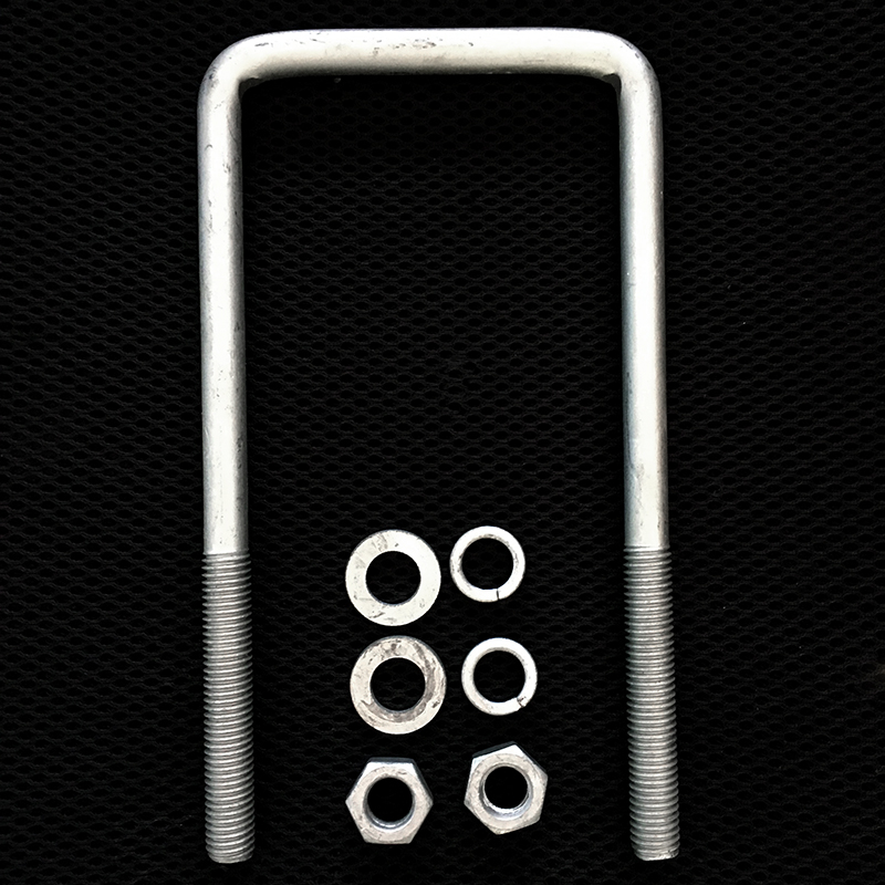 Hot-dip galvanized U-bolt embedded M12 buried photovoltaic bracket fitting glazed tile hot zinc adjustable hook