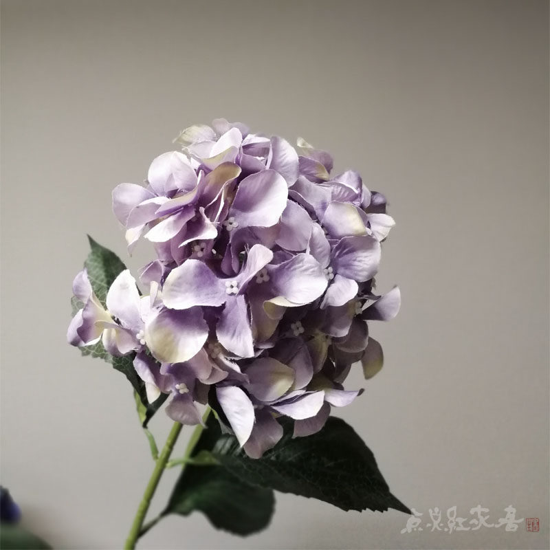 (embroidered ball flowers) home simulation flower embroidered ball flower fake flower wedding window soft dress decoration living room floor furnishing big