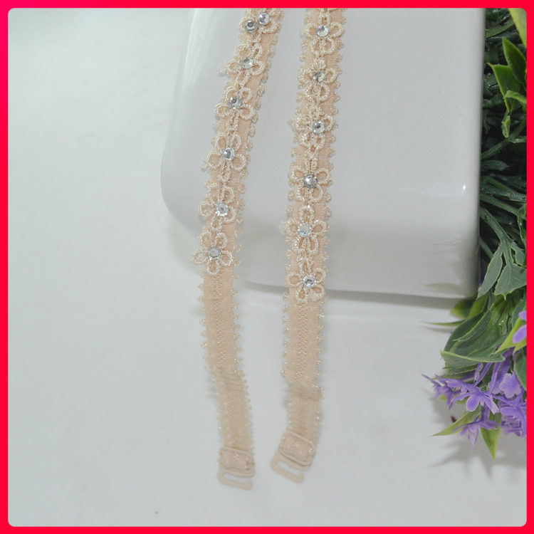 Buy 2 send 1 shoulder strap with bright diamond lace shoulder strap with lace - stacking cloak and strap underwear strap