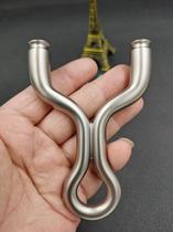 Titanium Yi outdoor cold - bent round titanium alloy TC21 CNC slingshot Old Guo provides a large mariner