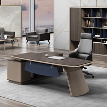 First boss table simple modern president table big class table light luxury atmosphere manager table main management table fashion desk