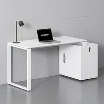 Designer office table and chair combination set four-person work screen computer desk horizontal double desk K02