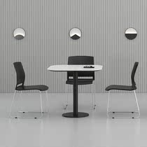 Nordic negotiation table and chair combination office small round table modern simple leisure small apartment table reception round table