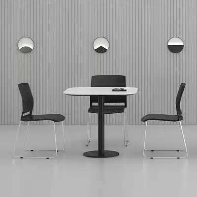 Nordic negotiation table and chair combination office small round table Modern simple leisure small apartment negotiation table reception round table and chair