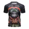 MMA combat fighting clothes Boxing Muay Thai short sleeve fitness training comprehensive bulletproof clothing Quick-drying sportswear