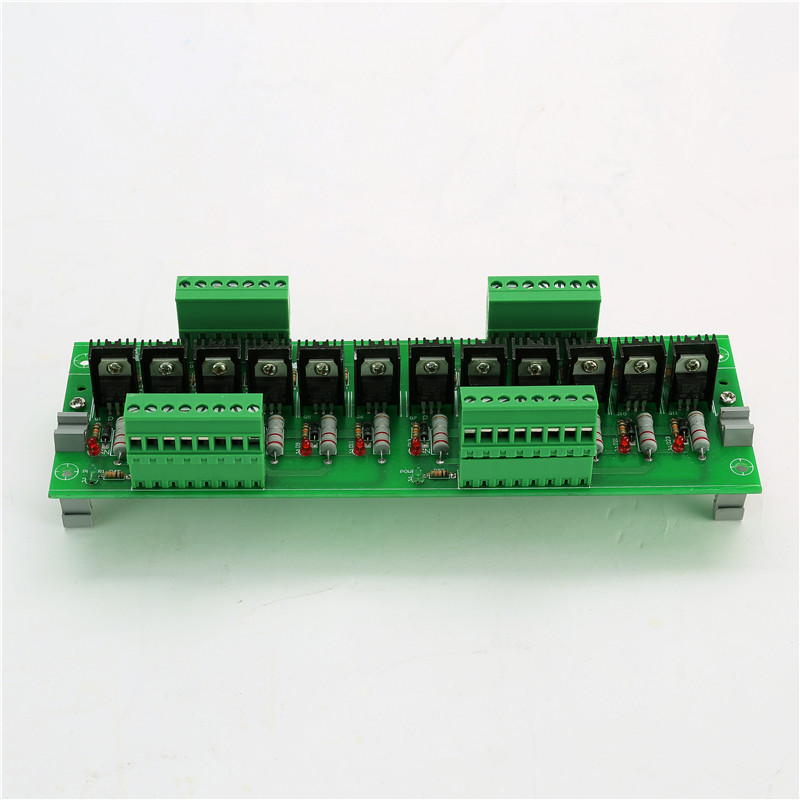 12 - way transistor module amplifier PLC amplifier 24V DC drive DIN35 rail installation