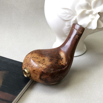 Mali pimple wood carving root material solid wood conformable cigarette holder hand-carved one-piece cultural toys miscellaneous collectibles unique item