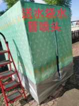 Summer double temporary Easy shower room Thermal days Quick Open Tent Racks Home Rural Rental House Insulated Bath Hood