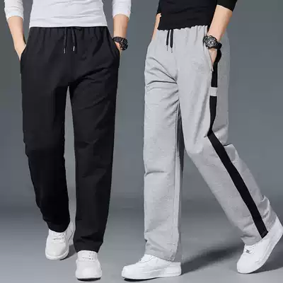 Counter sweatpants men's pants 2021 summer loose casual gray large size sweatpants boys straight trousers Korean version