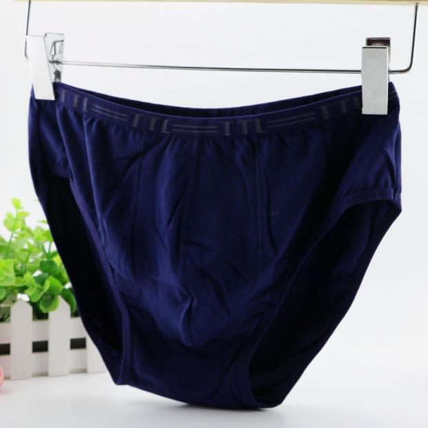 3 túi Tian Tailang cotton nam tam giác đồ lót cotton thoáng khí thấm mồ hôi kháng khuẩn nam thanh niên - Vòng eo thấp sịp nam cỡ lớn