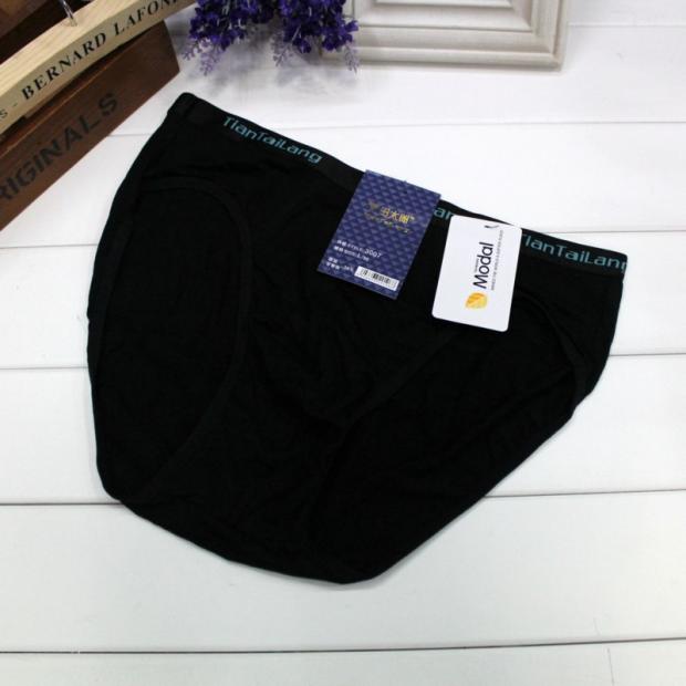 4 bài viết Tian Tailang nam modal cotton đồ lót tam giác bằng sợi tre thấm hút mồ hôi quần short nam thanh niên quần sịp cotton nam