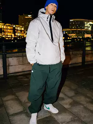 2021 new Korean DIMITO ski pants fashion trendy men's and women's single and double board waterproof wind wear-resistant loose shrinkage