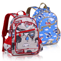 Arabeibei primary school 1-2 grade childrens school bag Waterproof shoulder bag backpack male and female childrens travel bag
