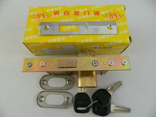 South China 84 lock captain 84 lock Aluminum alloy door lock Framed door lock Copper core 84 lock