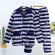 Pyjama nam mùa đông flannel dày ba lớp lông cừu san hô giản dị đơn giản ấm áp dịch vụ nhà phù hợp với kích thước lớn đồ ngủ tuổi teen nam