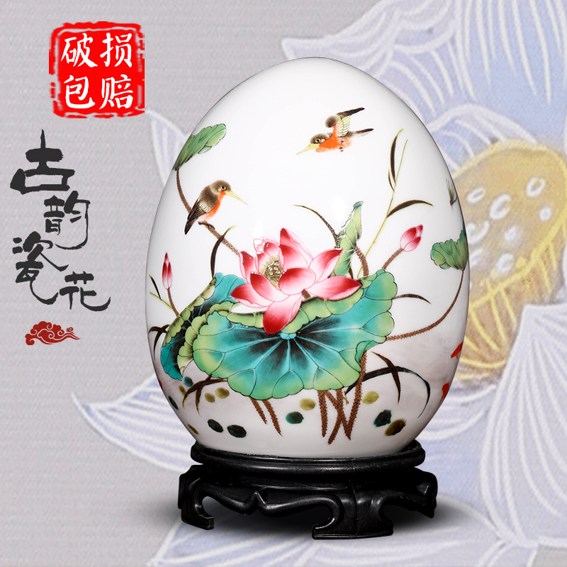 Jingdezhen ceramic vase wine home decoration interior furnishing articles handicraft creative small ornament gift sitting room