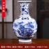 Gốm sứ Jingdezhen Bình sứ màu xanh và trắng Trang trí phòng khách Cắm hoa Thủ công mỹ nghệ Tủ rượu trang trí Bình phong cảnh - Vòng đeo tay Cuff Vòng đeo tay Cuff