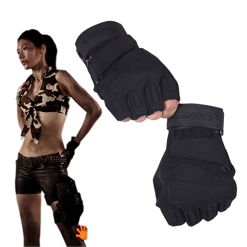 Blackhawk tactical outdoor cycling training driving anti-slip shield fitness gloves for men sports semifinger gloves