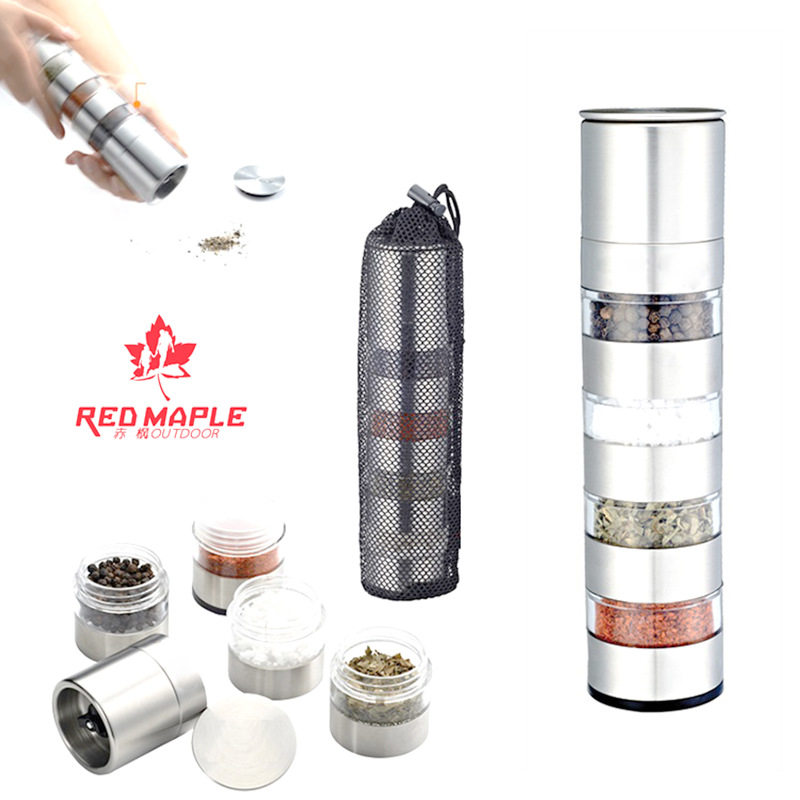 Outdoor Portable BBQ Picnic Seasoning Powder Cookware Seasoning Box Seasoning Jar Seasoning Bottle Dew Revenue Seasoning Bottle