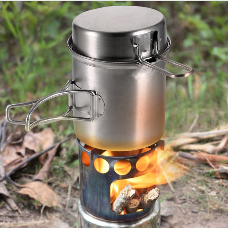 Outdoor camping stove Stainless Steel Firewood Fire Stove Firewood Stove Portable Stove Cassette Stove Wild Cooking Camping Gas Stove Stove
