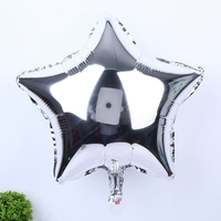 18 -INCH Pentagram Silver Color