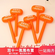Inflatable hammer advertising printing custom printing inflatable hammer props gift car advertising logo custom hammer