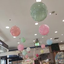 Macaron balloon latex balloon mall decoration Boo ball childrens birthday wedding arrangement candy color balloon